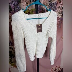 White Sweater by Active USA, Size Small, NWT